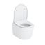 CWT427227CMFG#MS RP Compact Wall Hung Toilet Bowl 1.28/0.9 GPF, Matte Silver Push Plate