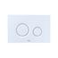 CWT427227CMFG#MS RP Compact Wall Hung Toilet Bowl 1.28/0.9 GPF, Matte Silver Push Plate