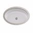 LT233#01 Oval 19 x 15 Undercounter Lavatory Sink (Cotton White)