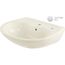 LT242G#01 Prominence 1 Hole Lavatory Sink w/ CEFIONTECT (Cotton White)