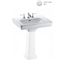 LT530.8#01 Promenade 8" Center Lavatory Sink (Cotton White)