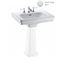 LT532.8#01 Promenade 8" Center 24" Lavatory Sink (Cotton White)