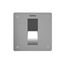 TEU3UA11#SS Ecoefv Concealed Urinal Flush Valve 0.125 GPF w/ 4" x 4" Cover & VB1311#RB