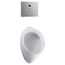 UT104EV#01 Commercial Washout Urinal w/ Back Spud (Cotton White)