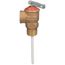 T&P Relief Valve, MNPT x FNPT, 4" Probe, Set at 175