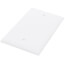 1-Gang Blank Wall Plate, Box Mounted - White