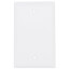1-Gang Blank Wall Plate, Box Mounted - White