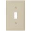 1-Gang Toggle Switch Wall Plate - Ivory