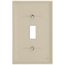 1-Gang Toggle Switch Wall Plate - Ivory