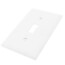 1-Gang Toggle Switch Wall Plate - White
