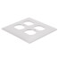2-Gang Duplex Receptacle Wall Plate - White