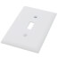 1-Gang Toggle Switch Jumbo Wall Plate - White