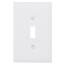 1-Gang Toggle Switch Jumbo Wall Plate - White
