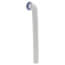 1-1/2" x 16" White Plastic Direct Connection Waste Arm