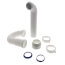 1-1/2" PVC P-Trap w/ Solvent Weld Adapter (2 Nuts)