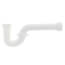 1-1/2" PVC P-Trap w/ Solvent Weld Adapter (2 Nuts)