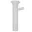 1-1/2" x 8" x 1/2" White Plastic Direct Connection Dishwasher Tailpiece