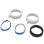 1-1/2" White Plastic Direct Connect Disposer Kit with 13" Arm