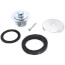 Standard Bath Waste & 1-Hole Overflow Full Kit (PVC)
