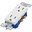 Residential Grade Decorator Tamper-Resistant Flush Duplex Receptacle, 15A, 2P, 3W, NEMA  5-15R - White (125V)