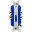 Residential Grade Decorator Tamper-Resistant Flush Duplex Receptacle, 20A, 2P, 3W, NEMA  5-20R, Side Wire - White (125V)