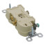 Tamper-Resistant Commercial Grade Duplex Receptacle, 20A, 2P - Ivory (125V)