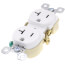 Tamper-Resistant Commercial Grade Duplex Receptacle, 20A, 2P - White (125V)