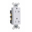 Tamper-Resistant Heavy-Duty Decorator Spec Grade, Back & Side Wired Receptacle, 20A, 2P - White (125V)