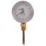 1/2" NPT, 3" Face, Temperature & Pressure Gauge (Tridicator)