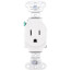 Tamper-Resistant Construction Spec Grade, Back & Side Wired Single Receptacle, 15A, 2P - White (125V)