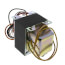 Transformer w/ Circuit Breaker, Foot/Single Threaded Hub Mount, Side Opening, 75VA, 480/240/208/120-24 Vac