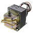 Transformer w/ Circuit Breaker, Foot/Single Threaded Hub Mount, Side Opening, 75VA, 480/240/208/120-24 Vac