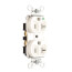 Tamper-Resistant Hospital-Grade, Back & Side Wired Duplex Receptacle, 20A, NEMA 5-20R - Ivory (125V)