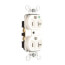 Tamper-Resistant Hospital-Grade, Back & Side Wired Duplex Receptacle, 20A, NEMA 5-20R - White (125V)