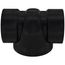 3" TESTRITE ABS DWV Test/Cleanout Tee with Plug