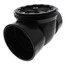 4" TESTRITE ABS DWV Test/Cleanout Tee with Plug
