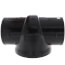 4" TESTRITE No-Hub PVC DWV Test/Cleanout Tee with Plug