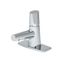 LakeCrest Self-Closing Metering Faucet w/ Push Button Handle & 4" Deck Plate, 0.5 GPM (Chrome), BP-0723-4DP