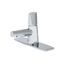 LakeCrest Self-Closing Metering Faucet w/ Push Button Handle & 8" Deck Plate, 0.5 GPM (Chrome), BP-0723-8DP