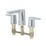 LakeCrest Aesthetic Concealed Widespread Faucet, Deck Mount, 0.5 GPM (Chrome), BP-2995