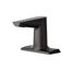 4" Deck Mount WaveCrest Electronic Sensor Faucet w/ 0.5 GPM Vandal Resistant Hidden Spray Device (Matte Black), ECW-3153-MB