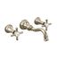 Weymouth 2 Handle High Arc Wall Mount Bathroom Faucet, Cross Handles (Polished Nickel), TS42112NL