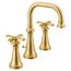 Colinet Brushed Gold 2 Handle Bathroom Faucet, Widespread, TS44103BG
