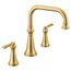 Colinet Brushed Gold 2 Handle Roman Tub Faucet, TS44503BG