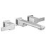 90 Degree 2 Handle Wall Mount Bathroom Faucet (Chrome), TS6731
