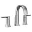 Doux Chrome 2 Handle Bathroom Faucet, Widespread, TS6925
