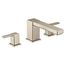 90-Degree 2 Handle Roman Tub Faucet, Brushed Nickel, TS913BN
