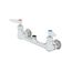 8" Wall Mount Pantry Mixing Faucet, CV-Cerama Cartridges, Lever Handles, Less Nozzle (Polished Chrome), B-0230-CR-LN