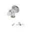 Sill Faucet, 3/4" NPT Female Flanged Inlet, Screwdriver Handle, 3/4" Hose Thread (Polished Chrome), B-0731-POL