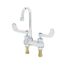 Medical Faucet, 4" Centerset, Swivel/Rigid Gooseneck, 2.2 gpm Aerator, 4" Handles, Ceramas (Polished Chrome), B-0892-CR